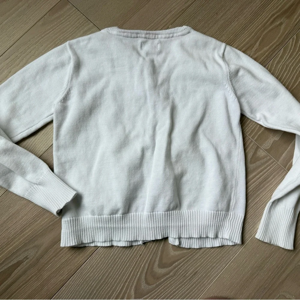 The Children's Place White Button Cardigan